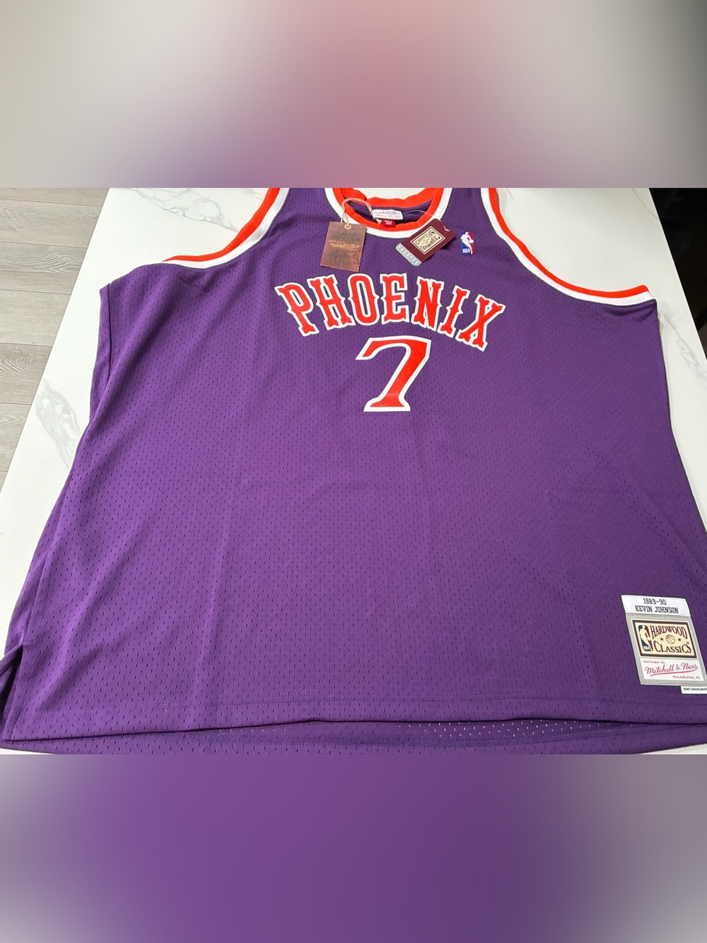 Phoenix Suns Men’s Kevin Johnson Mitchell & Ness Jersey (5XL) Retails For $135
